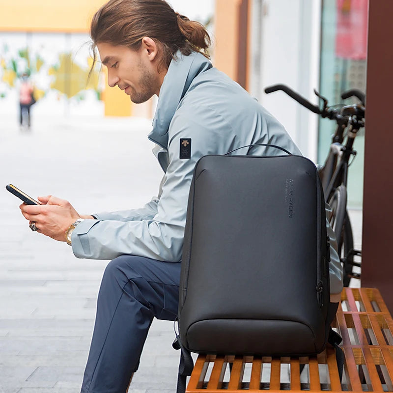 Smart Backpack with Scratch Resistant Shell and USB Charging Port